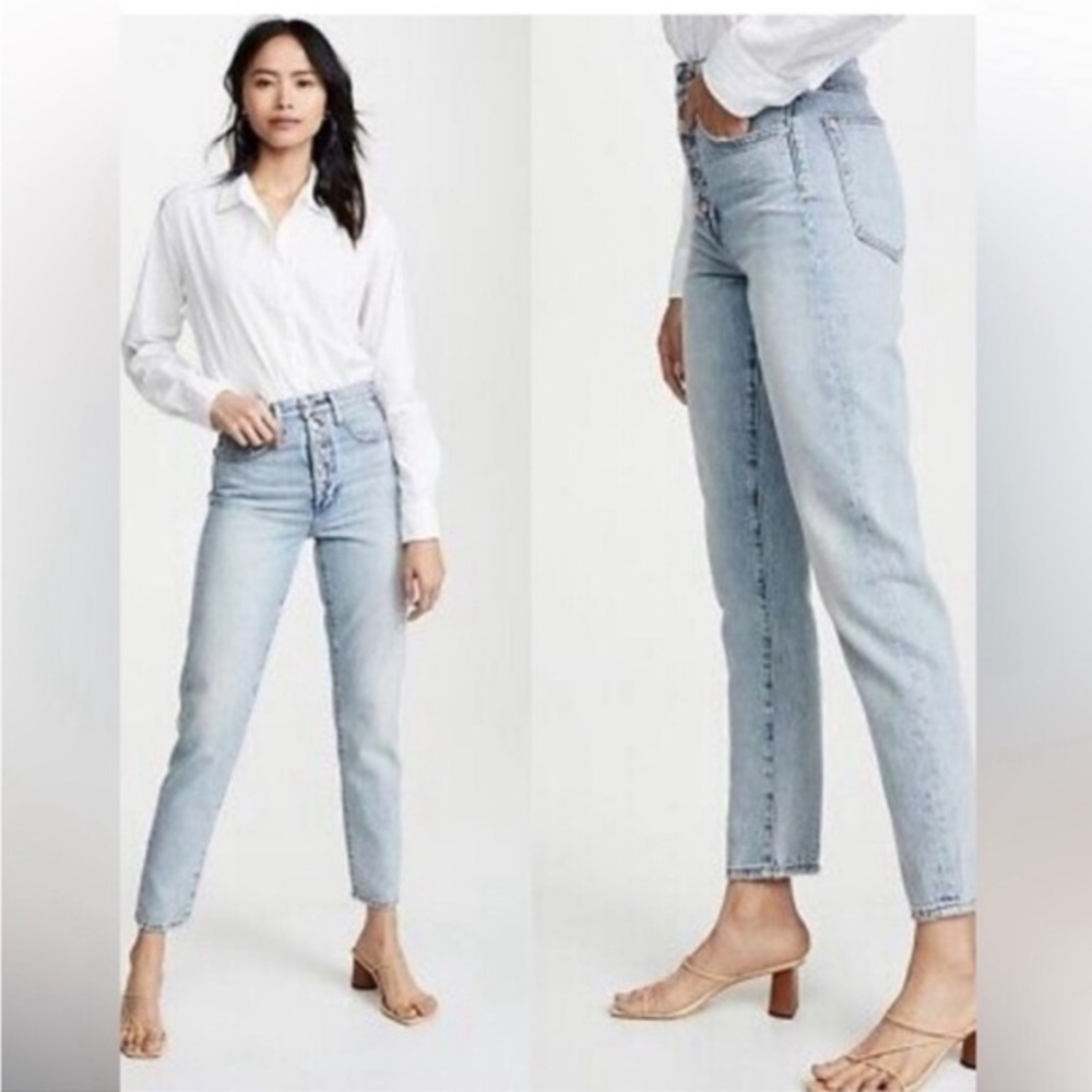 WeWoreWhat by Joeβs Jeans The Danielle High Rise Vintage Straight Blue Jeans